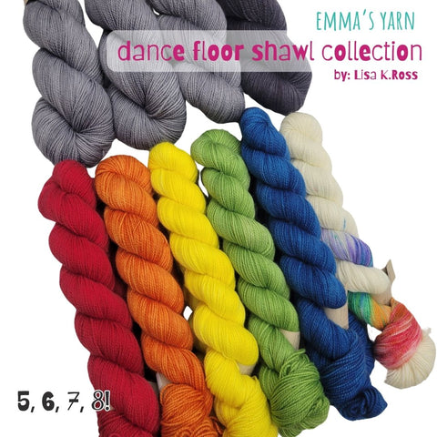 5, 6, 7, 8! - Dance Floor Shawl Collection
