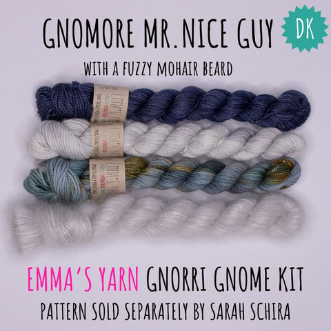 Gnomore Mr. Nice Guy - Gnorri Gnome Kit - DK WITH MOHAIR