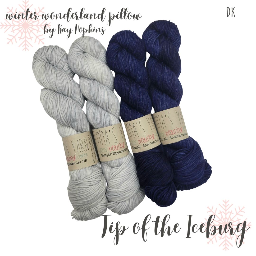 Tip Of The Iceburg - Winter Wonderland Pillow Kit (DK)