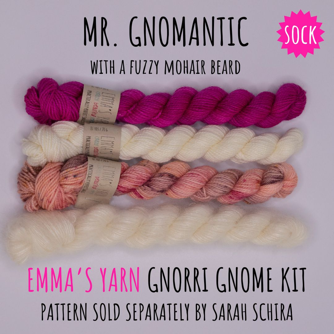 Mr. Gnomantic - Gnorri Gnome Kit - SOCK WITH MOHAIR