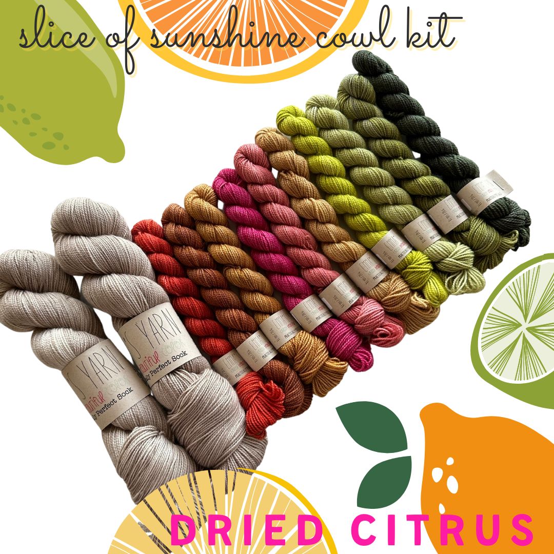 Dried Citrus - Slice of Sunshine Cowl Kit