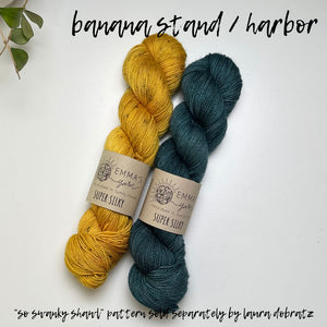 Banana Stand / Harbor - So Swanky Shawl Kit