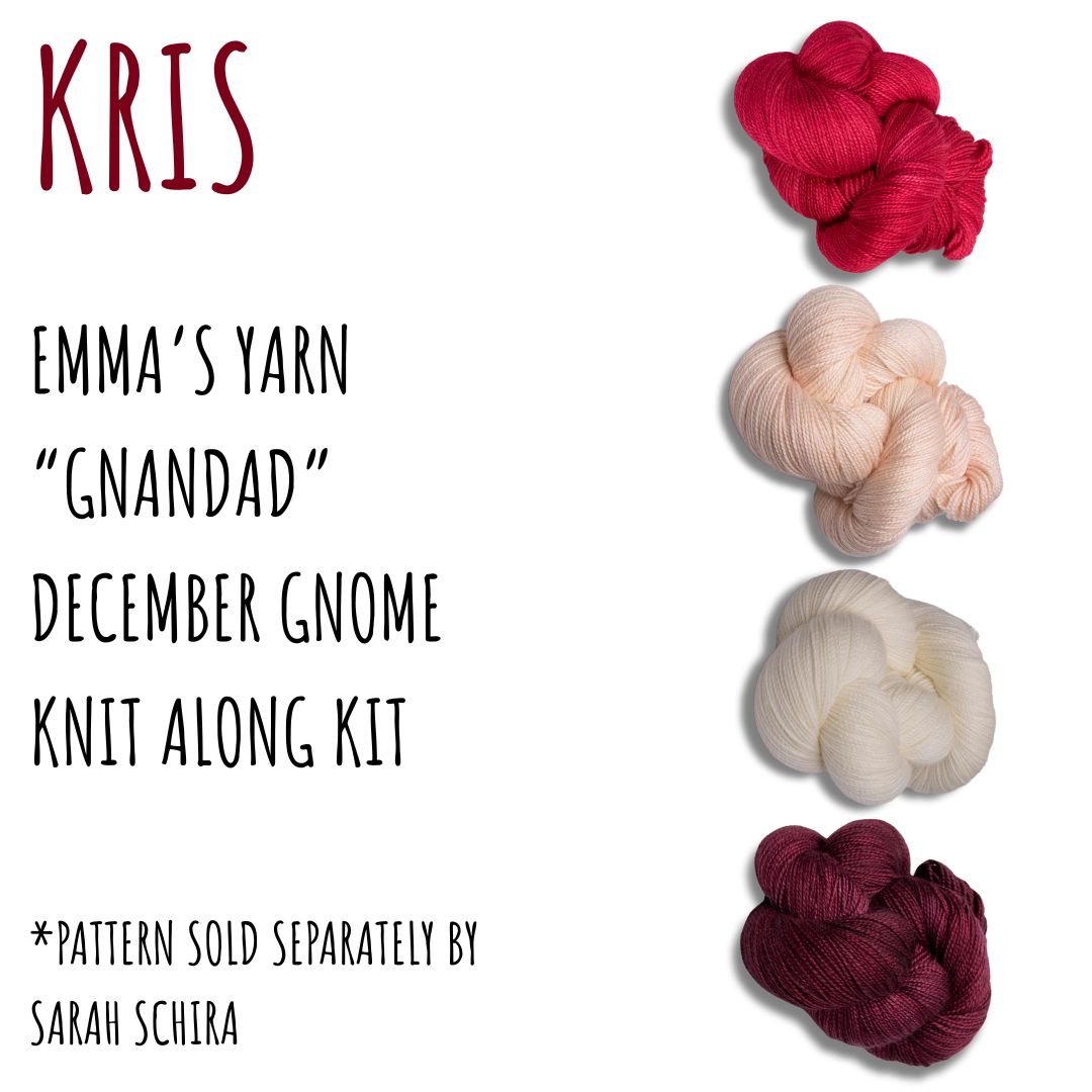 Kris - Gnandad Gnome December MKAL Kits - (PACK OF 3 KITS)