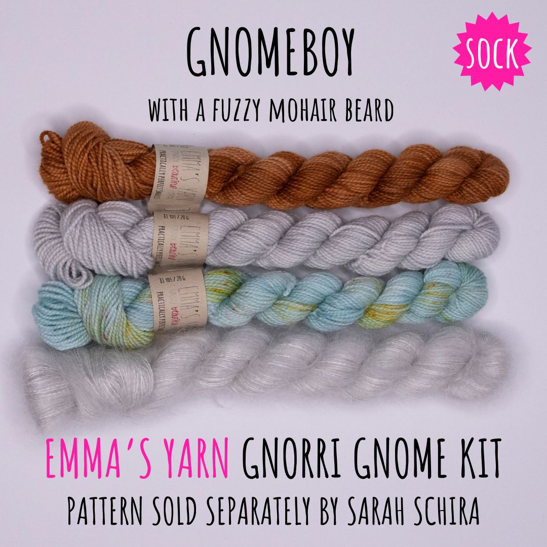 Gnomeboy - Gnorri Gnome Kit - SOCK WITH MOHAIR