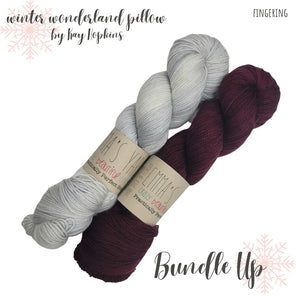 Bundle Up - Winter Wonderland Pillow Kit (FINGERING)