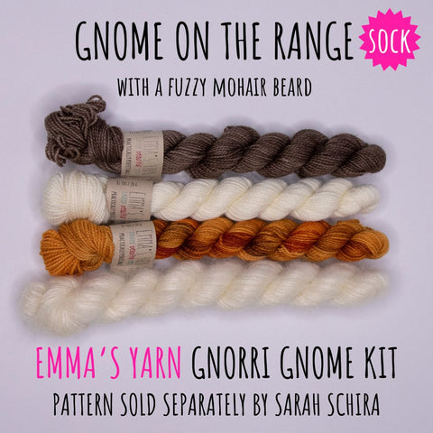 Gnome On The Range - Gnorri Gnome Kit - SOCK WITH MOHAIR