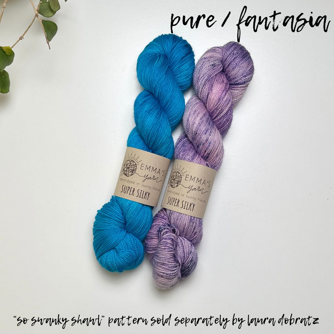 Pure / Fantasia - So Swanky Shawl Kit