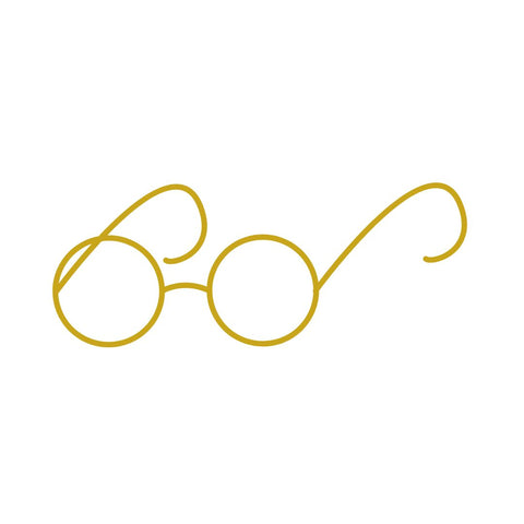 Gnana Gnomey Gold Wire Glasses - Pack of 10