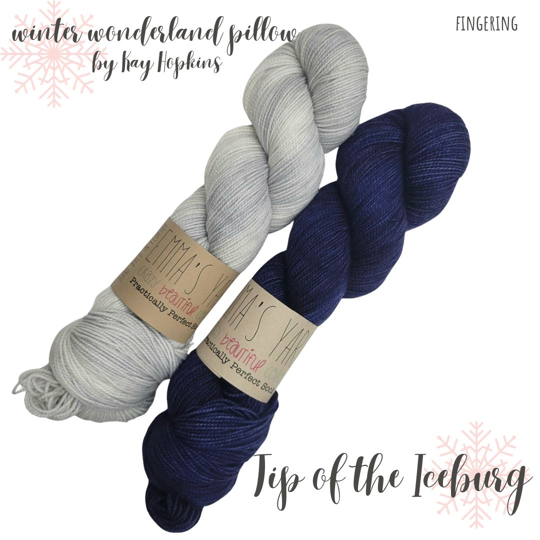 Tip Of The Iceburg - Winter Wonderland Pillow Kit (FINGERING)