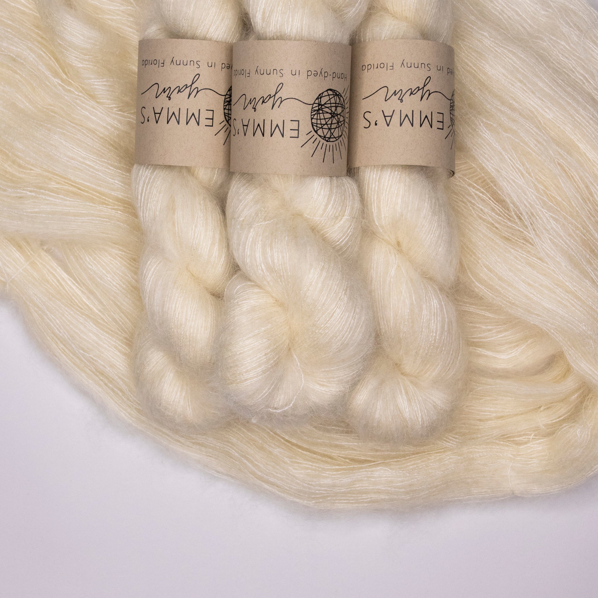 In Sheep's Clothing (natural undyed) - Marvelous Mohair (4)