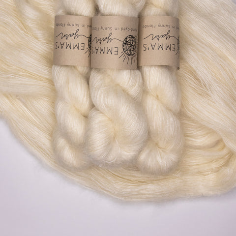 In Sheep's Clothing (natural undyed) - Marvelous Mohair (4)