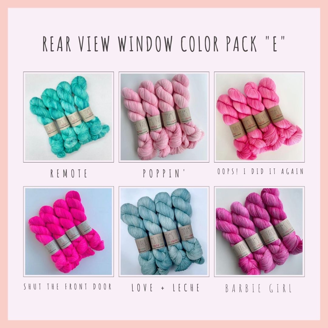 Rear View Window Color Pack E