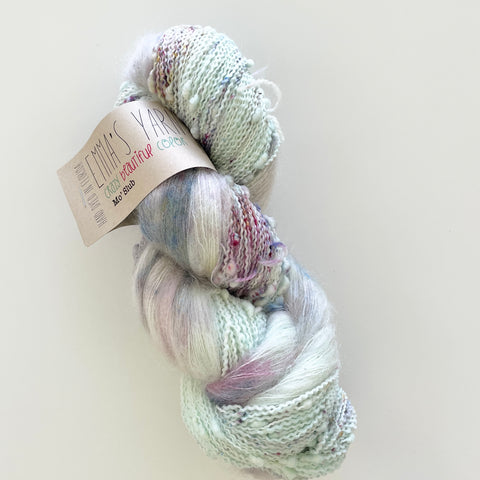 Slub & Mohair Yarn Set; Made You Blush – Canon Hand Dyes