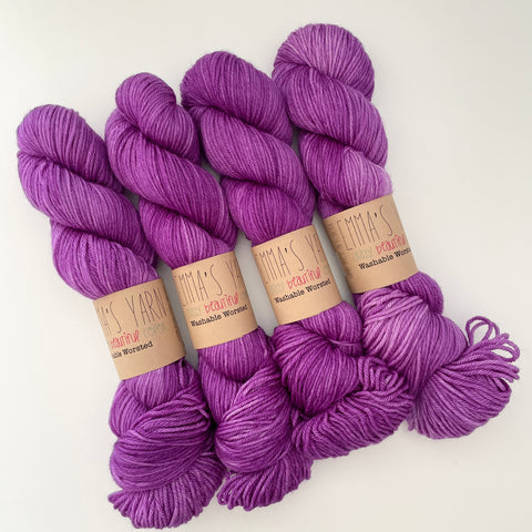 Grape To Meet You - Washable Worsted Wool (6)