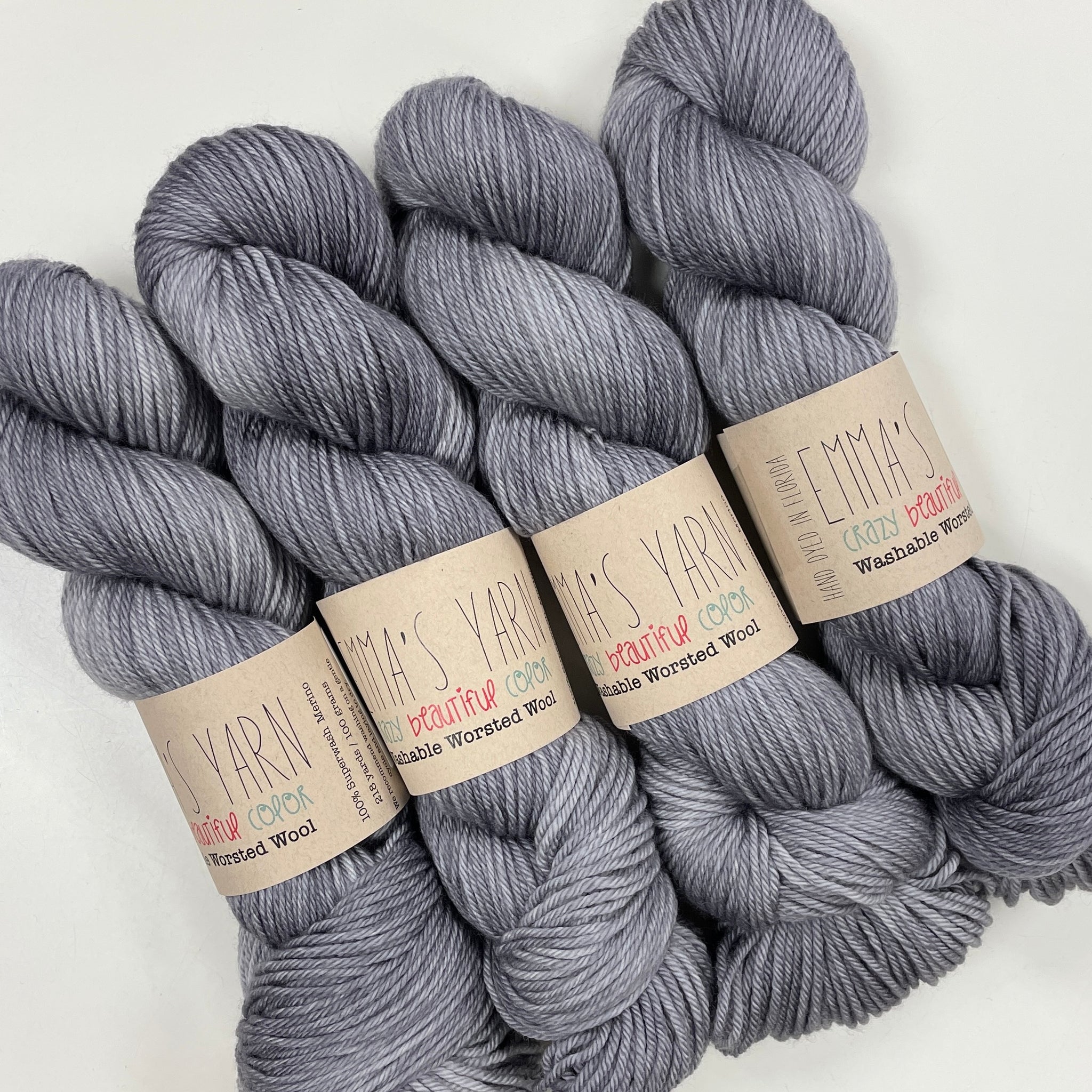 Grayscale - Washable Worsted Wool (6)