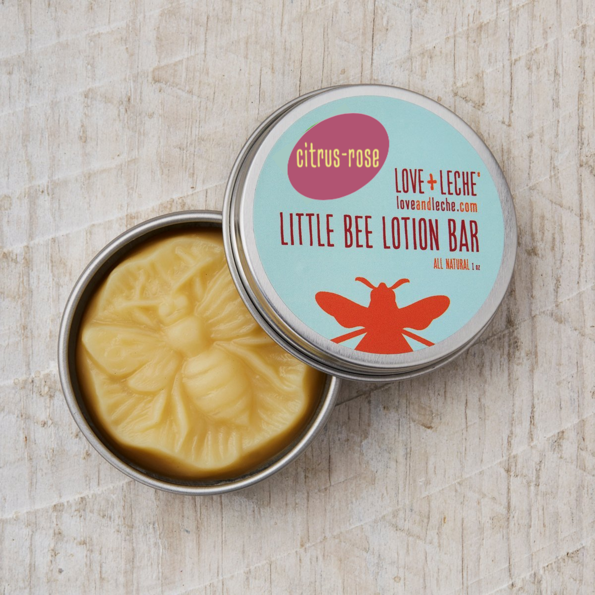 Citrus-Rose - Little Bee Lotion Bar